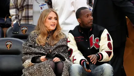 Rich Paul and Adele