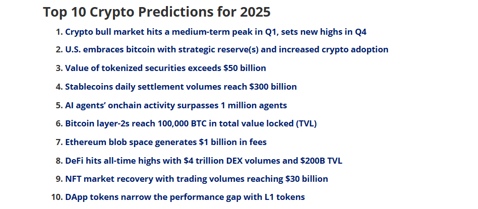 2025 predictions