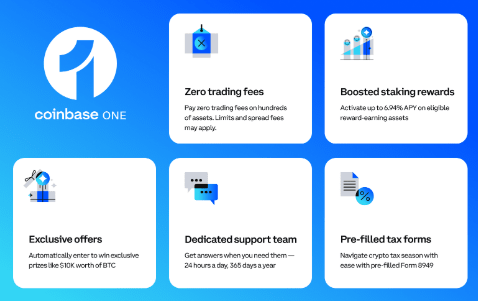 Coinbase One benefits