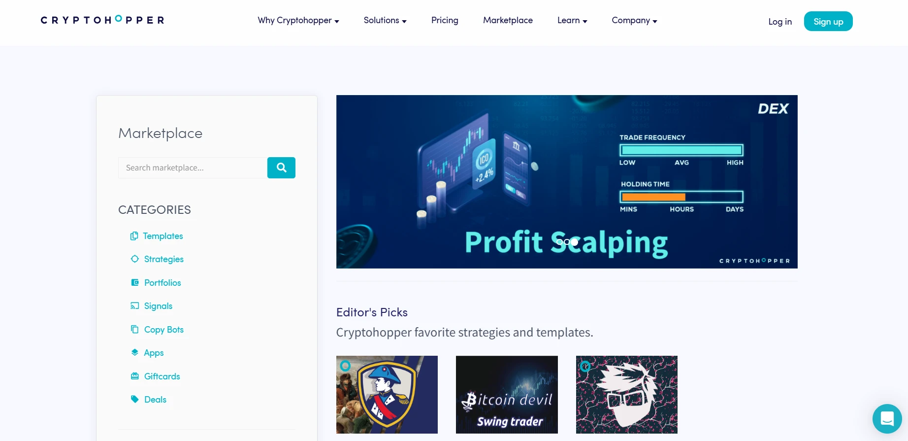Signal marketplace