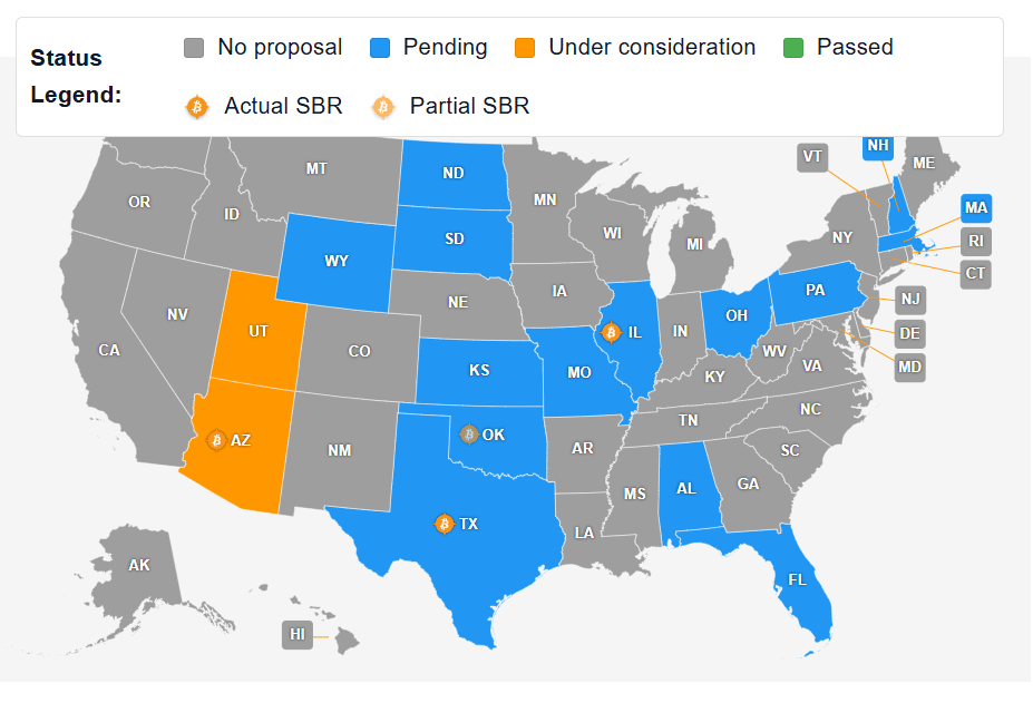 States considering Bitcoin