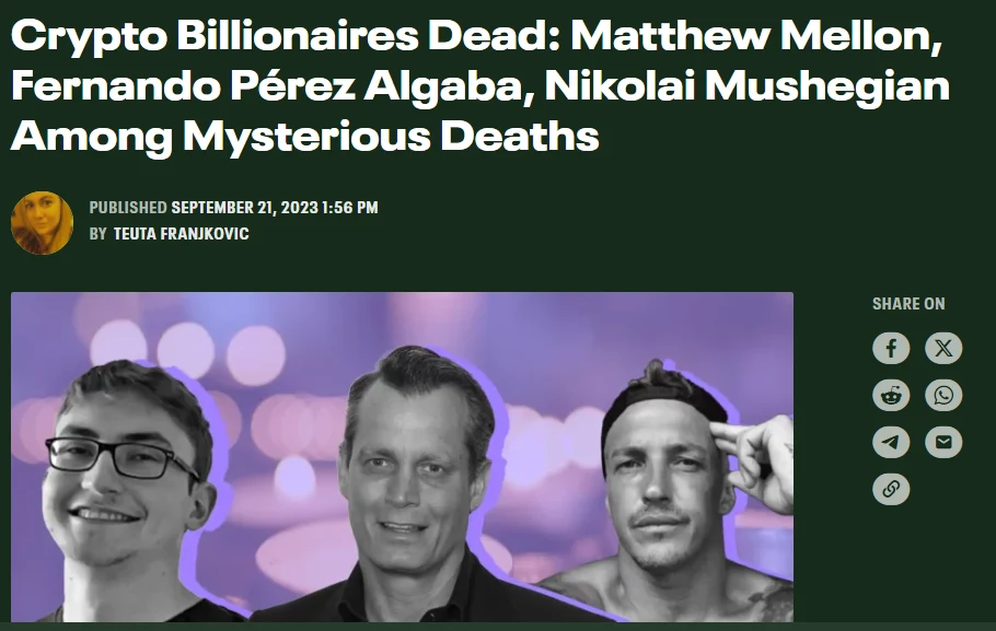 Billionaires died