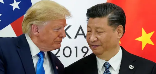 Trump and China's President