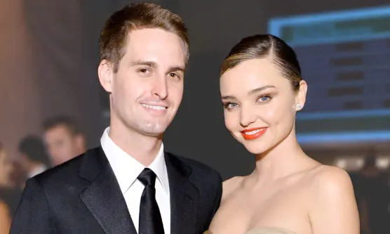 Evan Spiegel and his wife