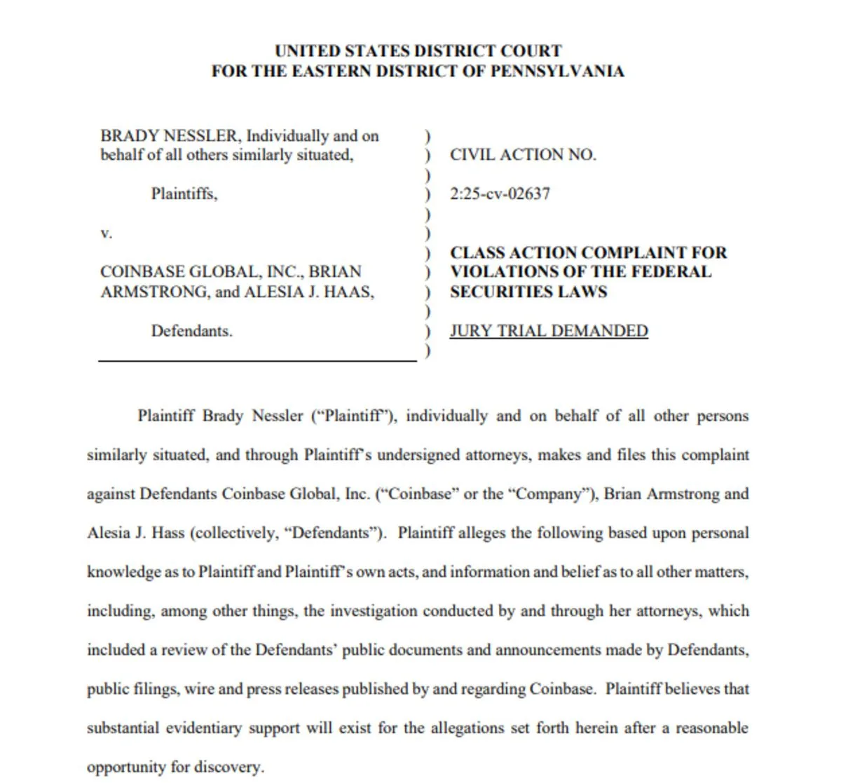 Lawsuit