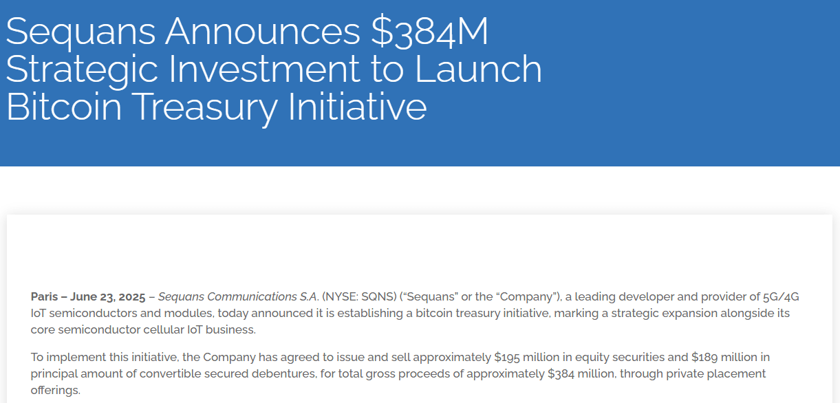 Announcement