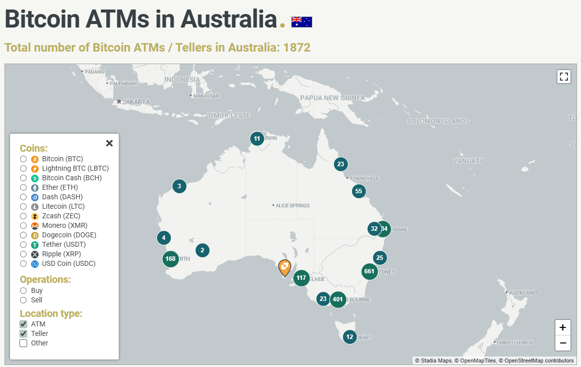 ATMs in Australia