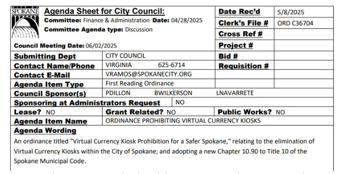 Ordinance