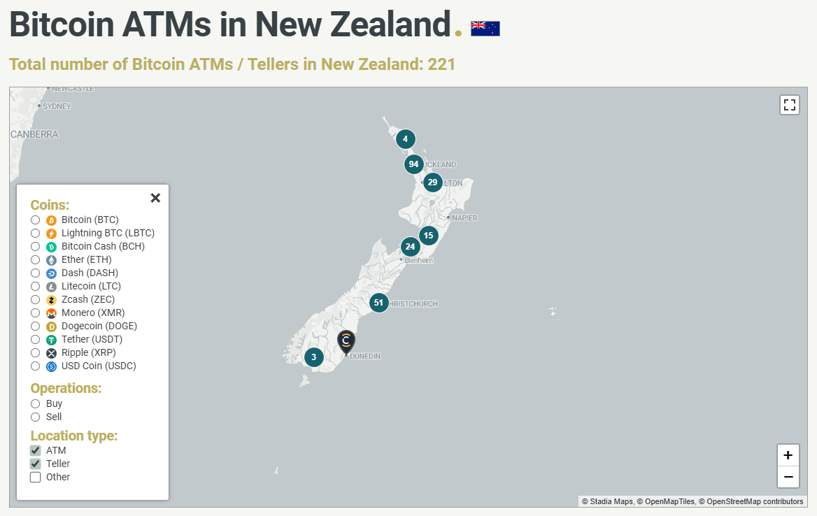 NZ ATMs