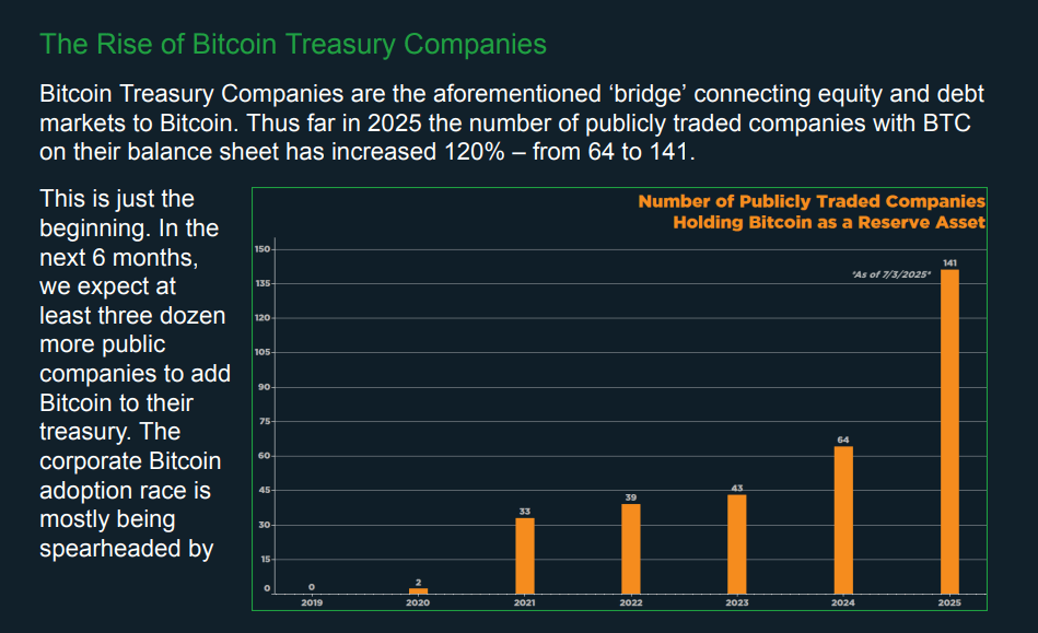 Bitcoin treasuries