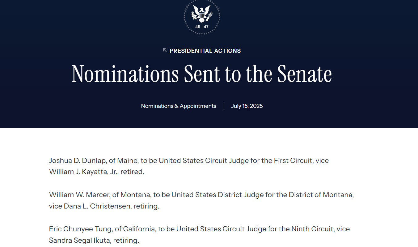 Nominations