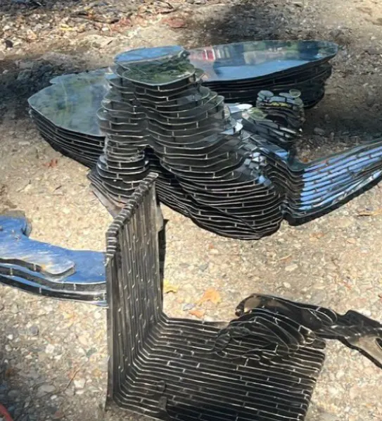 Broken statue