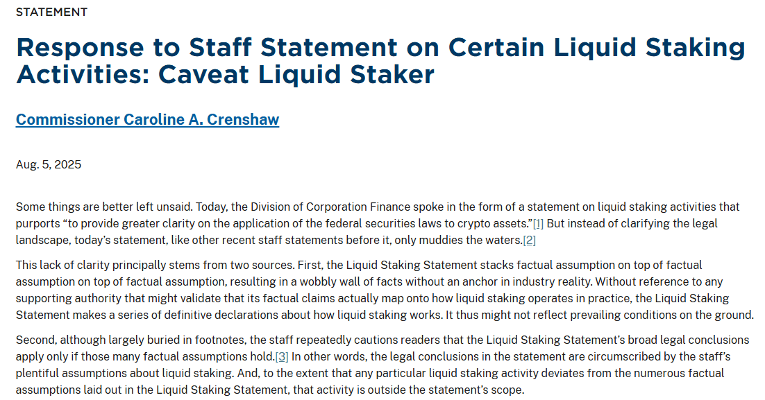 Statement