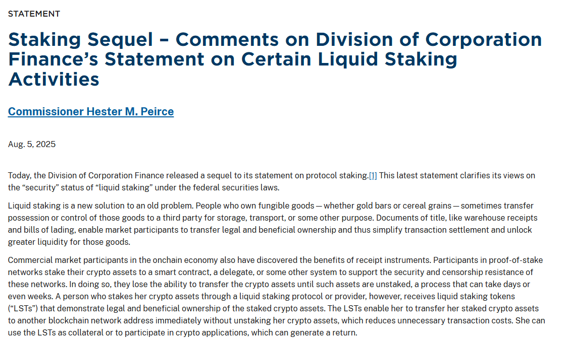 Statement