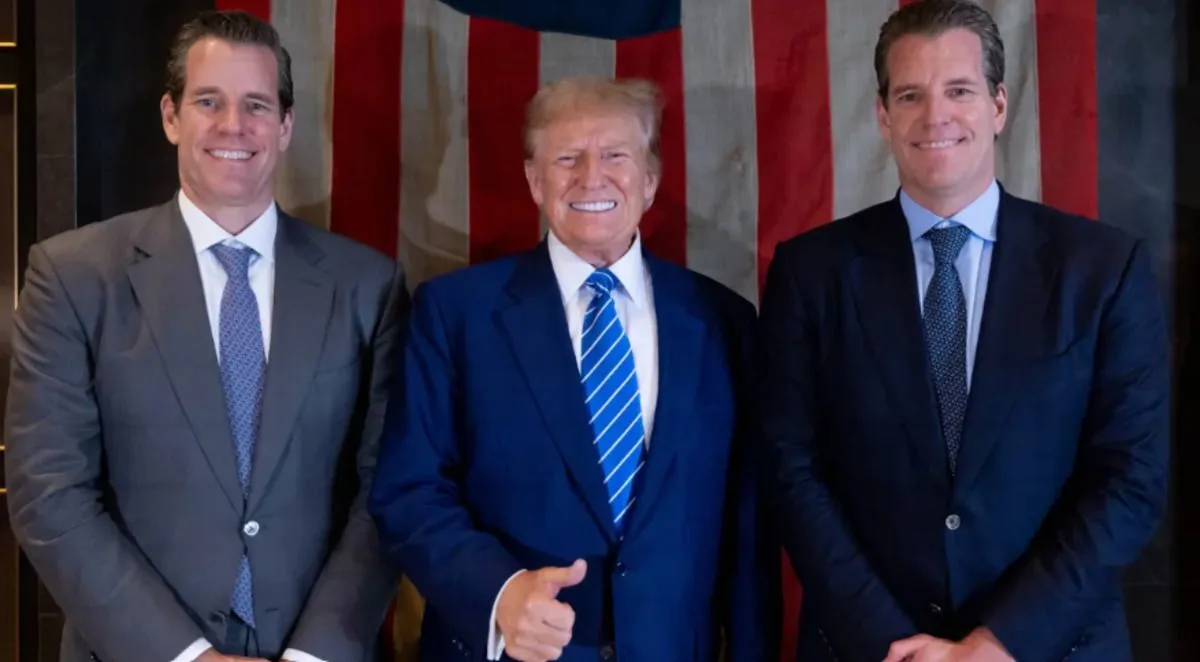 Trump and Winklevoss twins