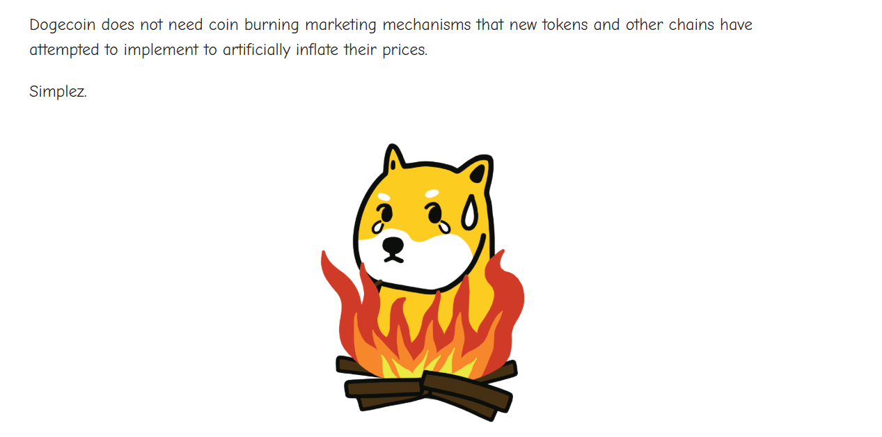 DOGE burn