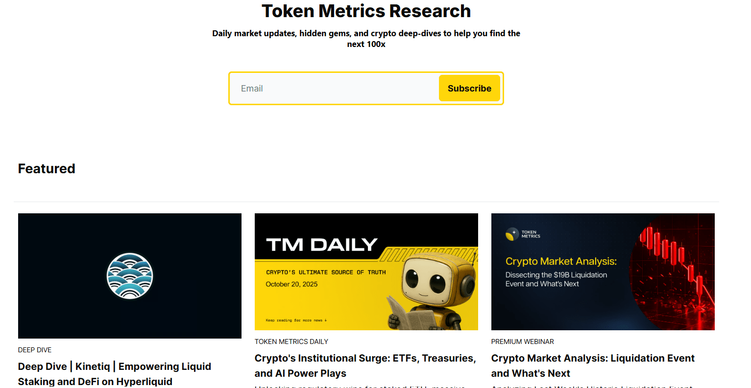 Token Metrics