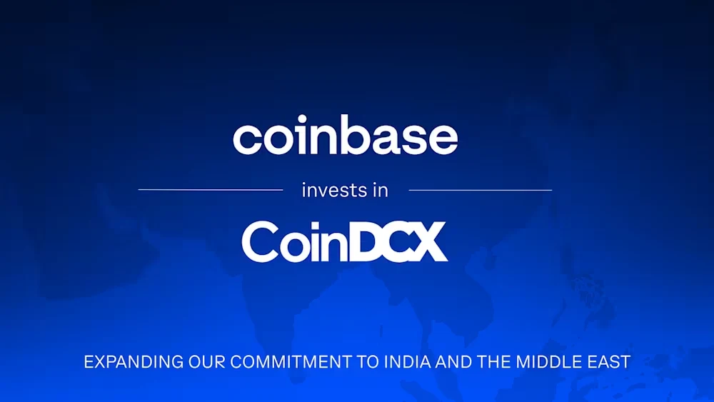 Coinbase is making an investment in CoinDCX, a leading crypto exchange in India and the Middle East