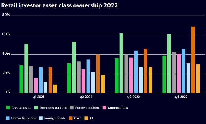 Retail investor asset class ownership 2022