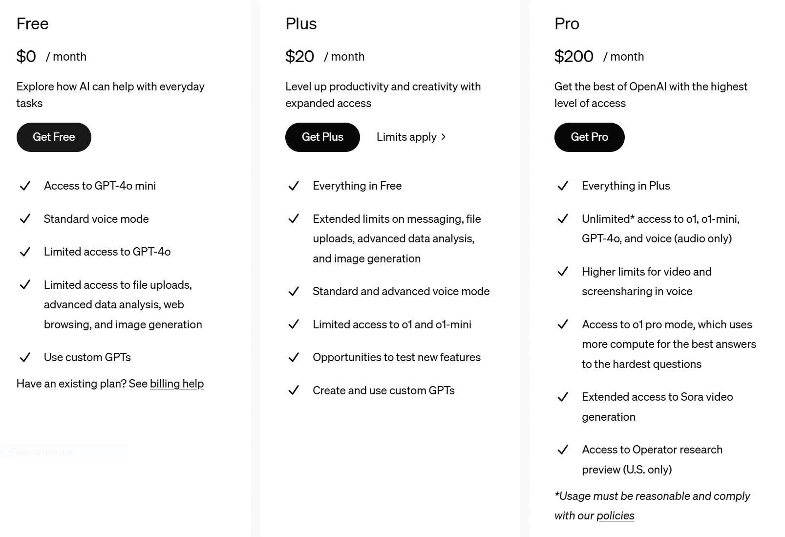 OpenAI's ChatGPT Pricing