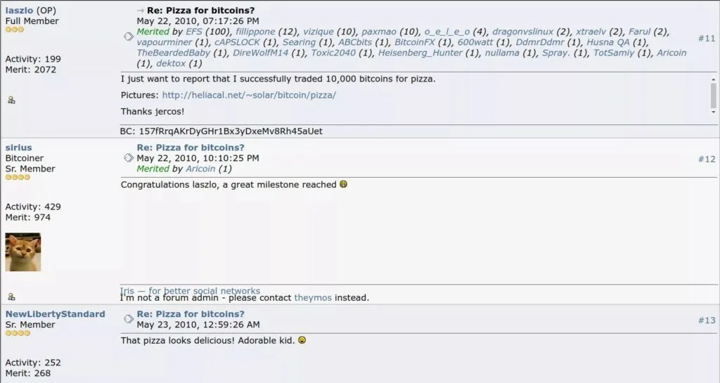 Bitcoin Pizza Post Bitcoin