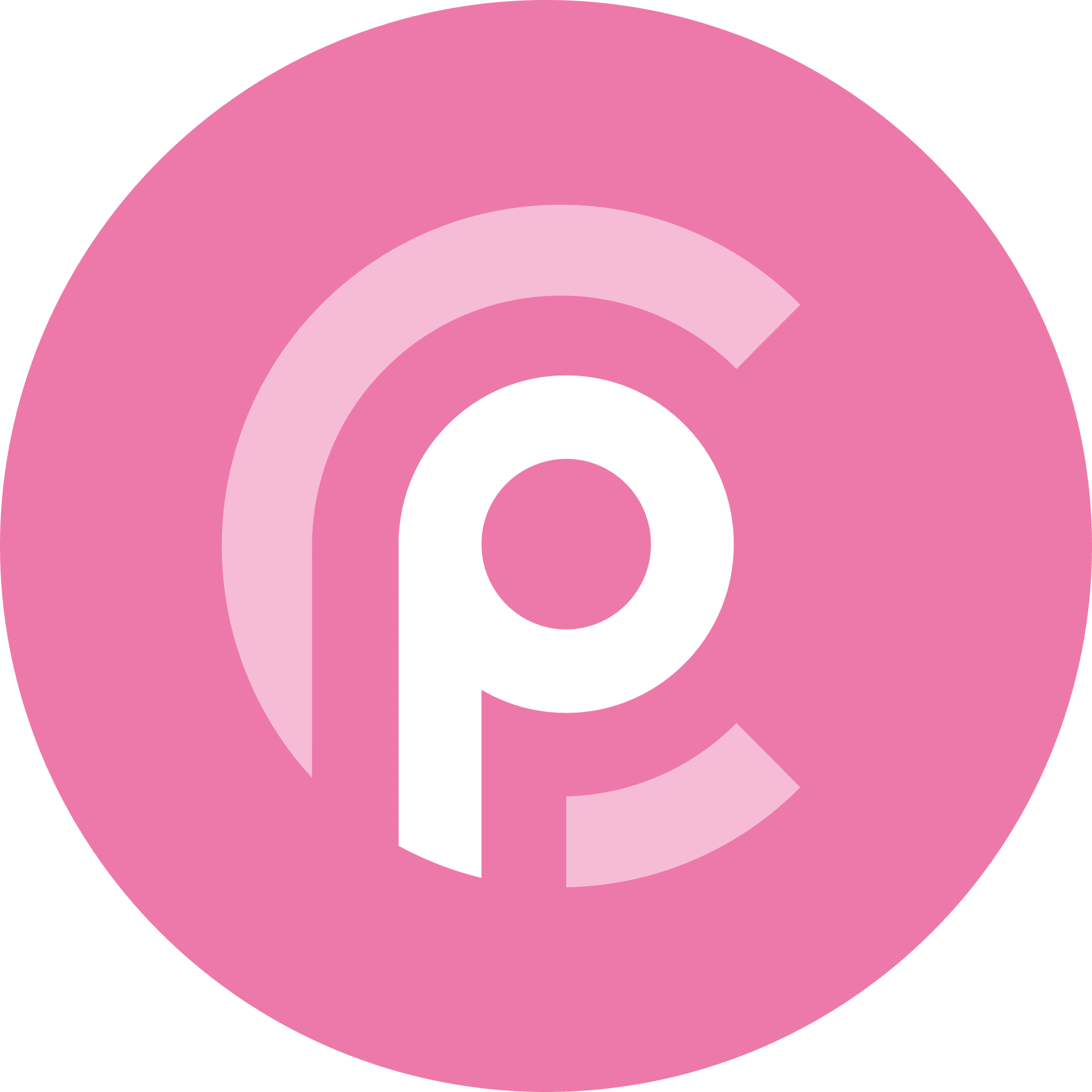 Pinkcoin logo in png format