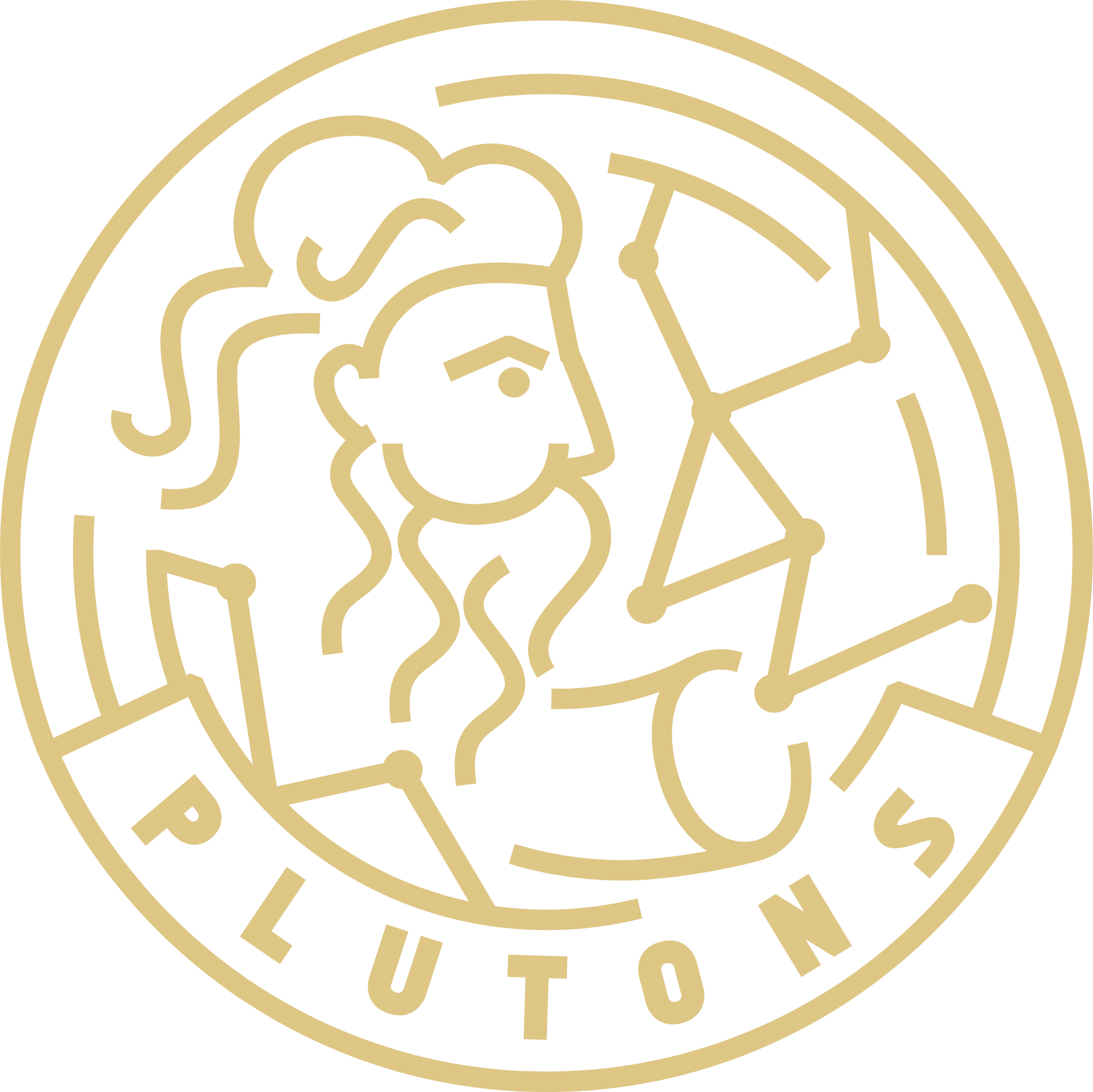 Pluton logo in svg format