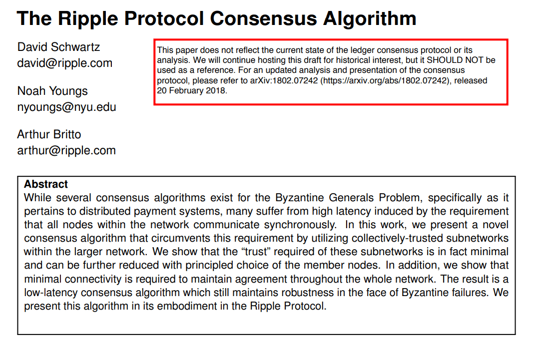 Ripple XRP Whitepaper. Source: ripple.com