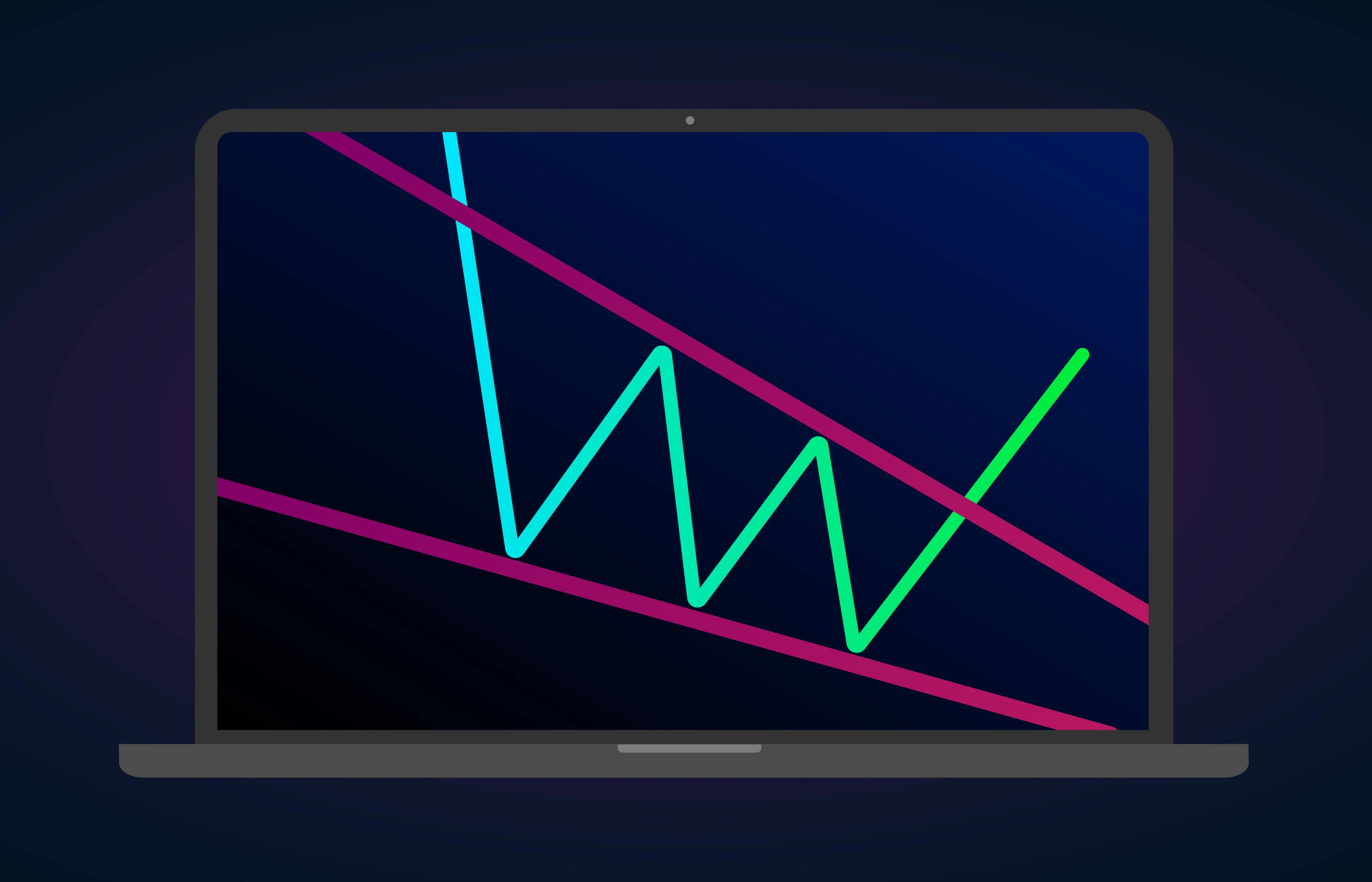 How to Trade the Falling Wedge Pattern for Profits. Source: Shutterstock