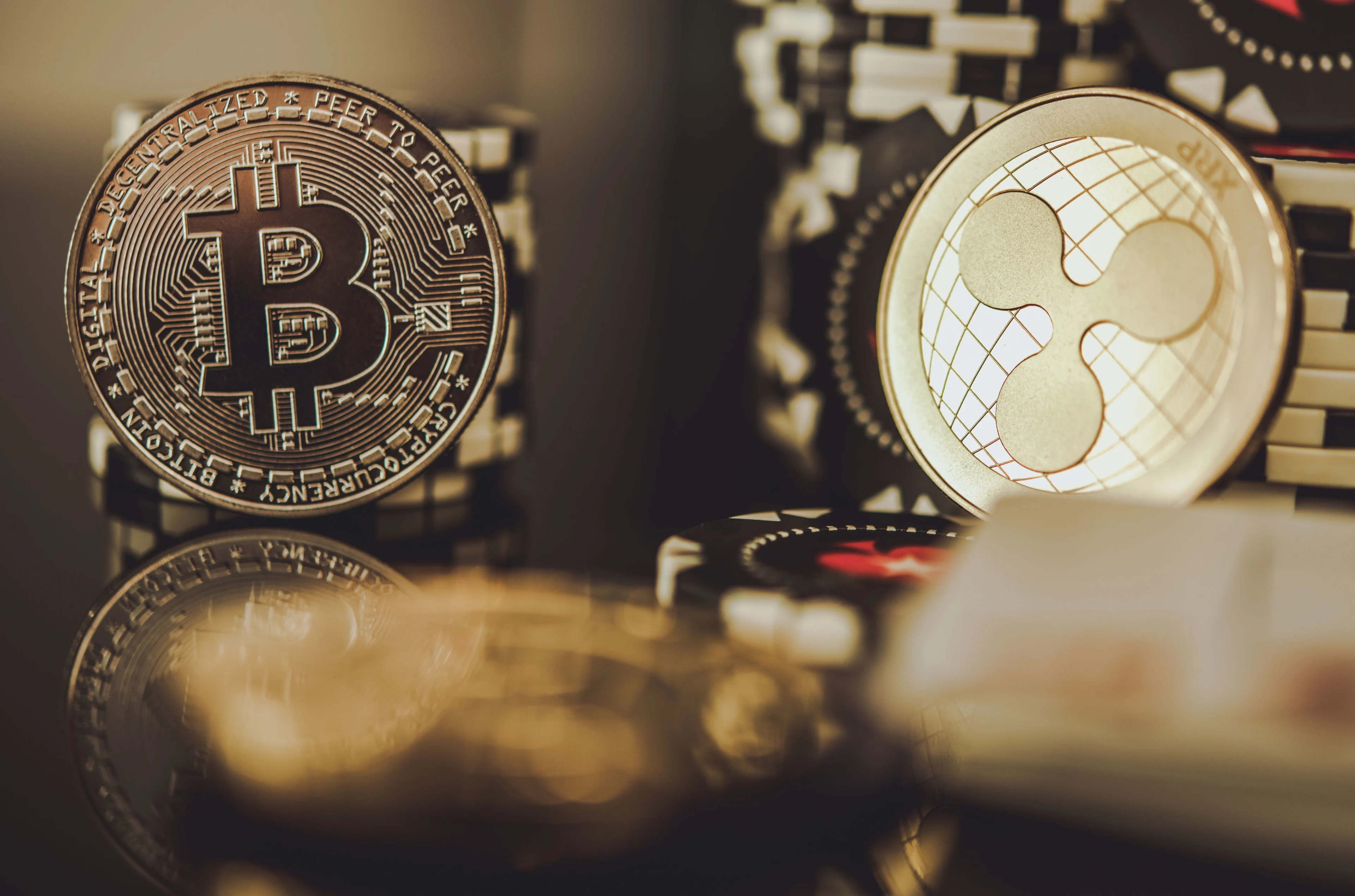 Ripple’s XRP and Bitcoin: Contrasts, Catalysts, and Competition. Source: Shutterstock