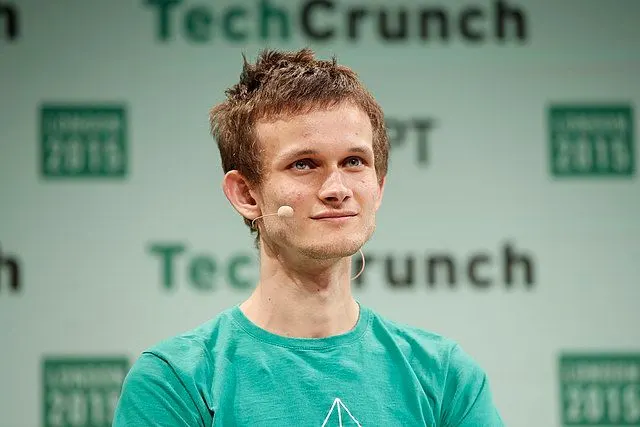 Vitalik Buterin during the 2015 TechCrunch conference in London. 