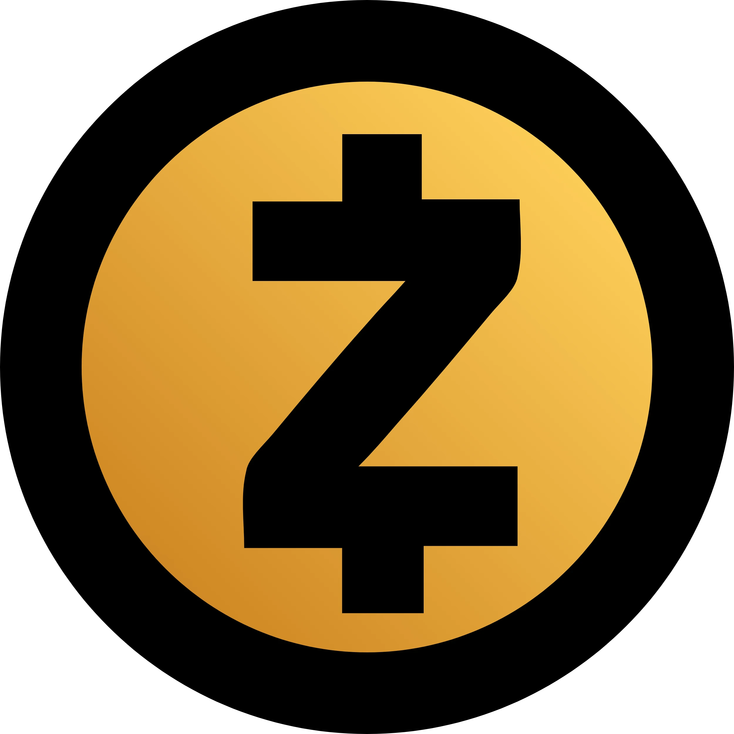 Zcash logo in svg format