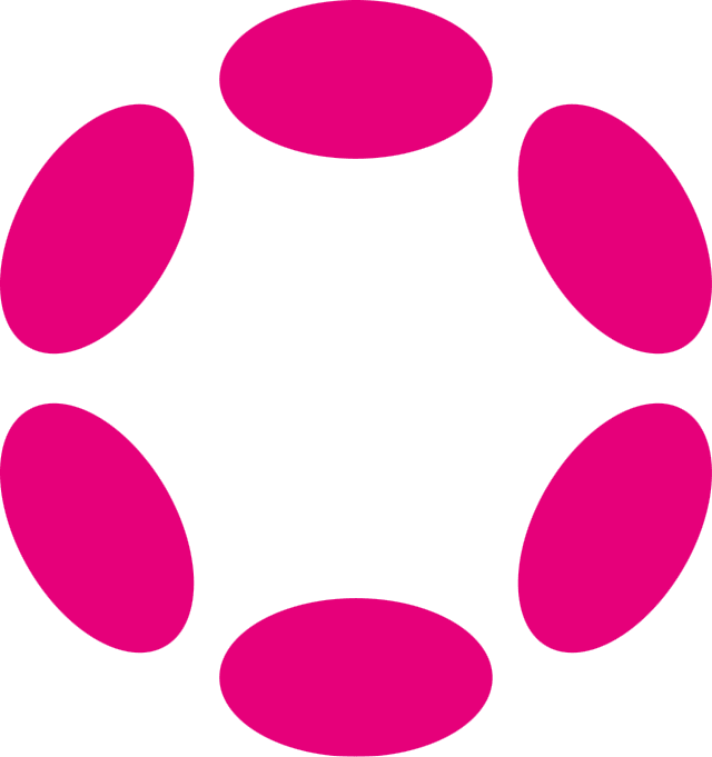 Polkadot logo in svg format