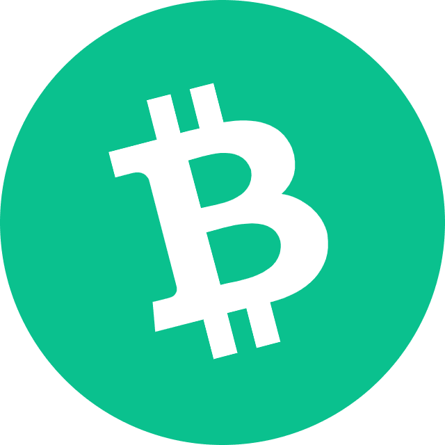 Bitcoin Cash logo in svg format