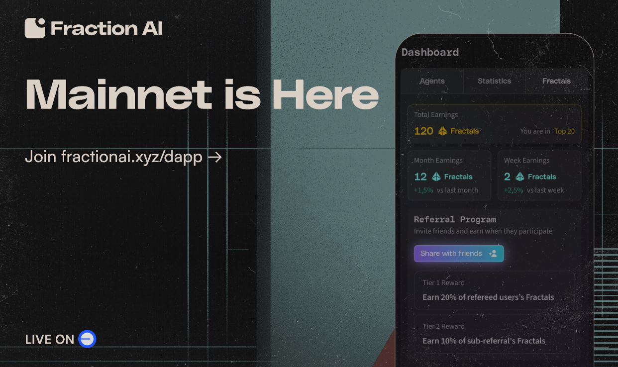 Fraction AI Launches Mainnet on Base, Bringing Decentralized AI Training to Ethereum L2