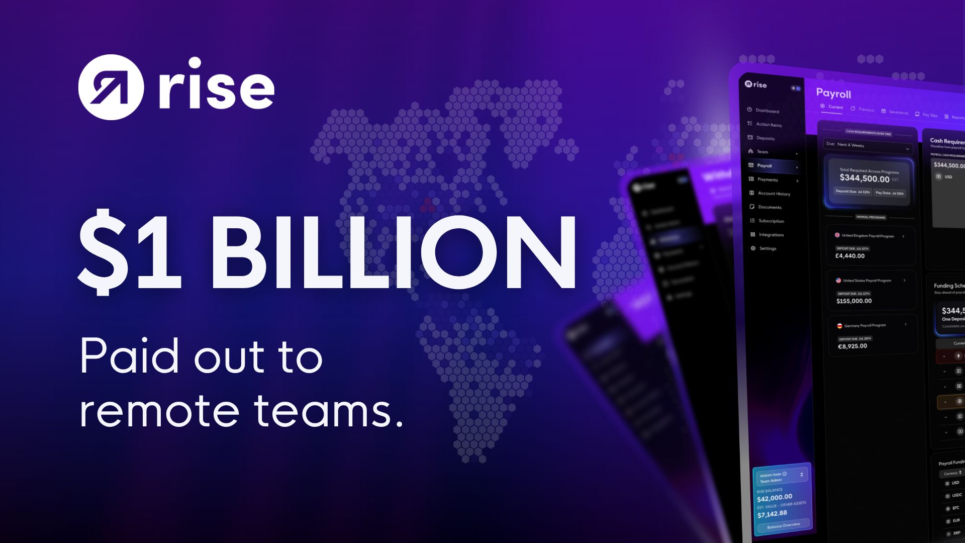 Rise Payroll Reaches $1B in Total Payroll Volume