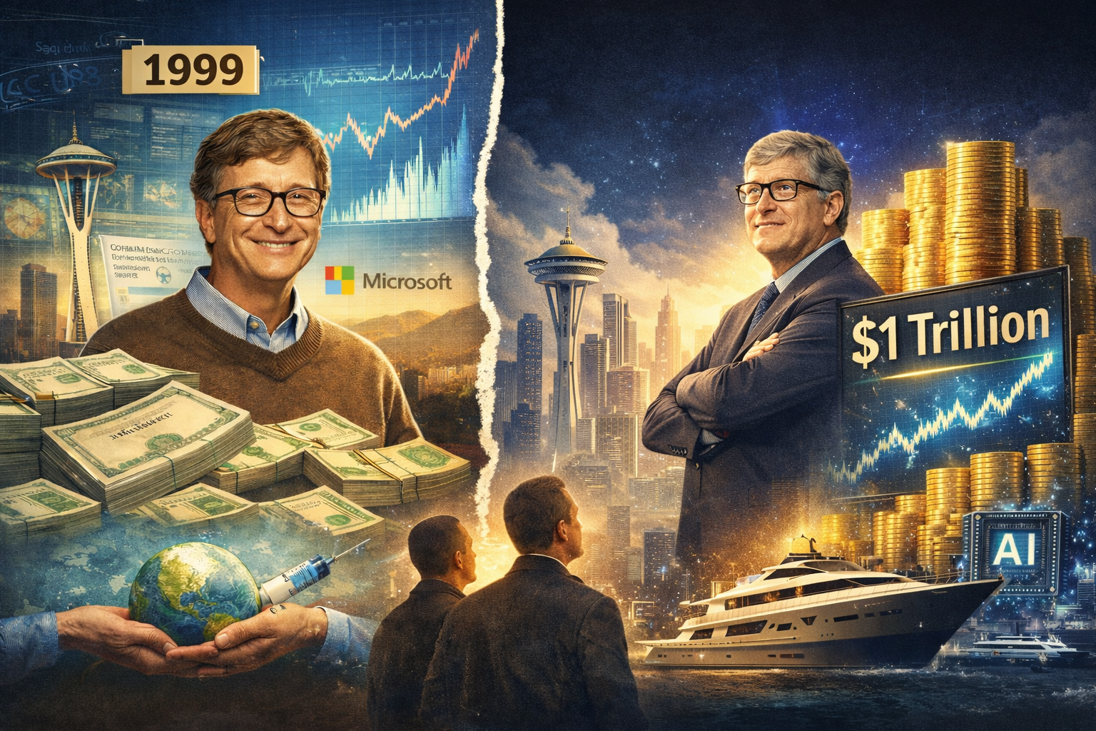 What If Bill Gates Never Sold His Microsoft Stock Since 1999?