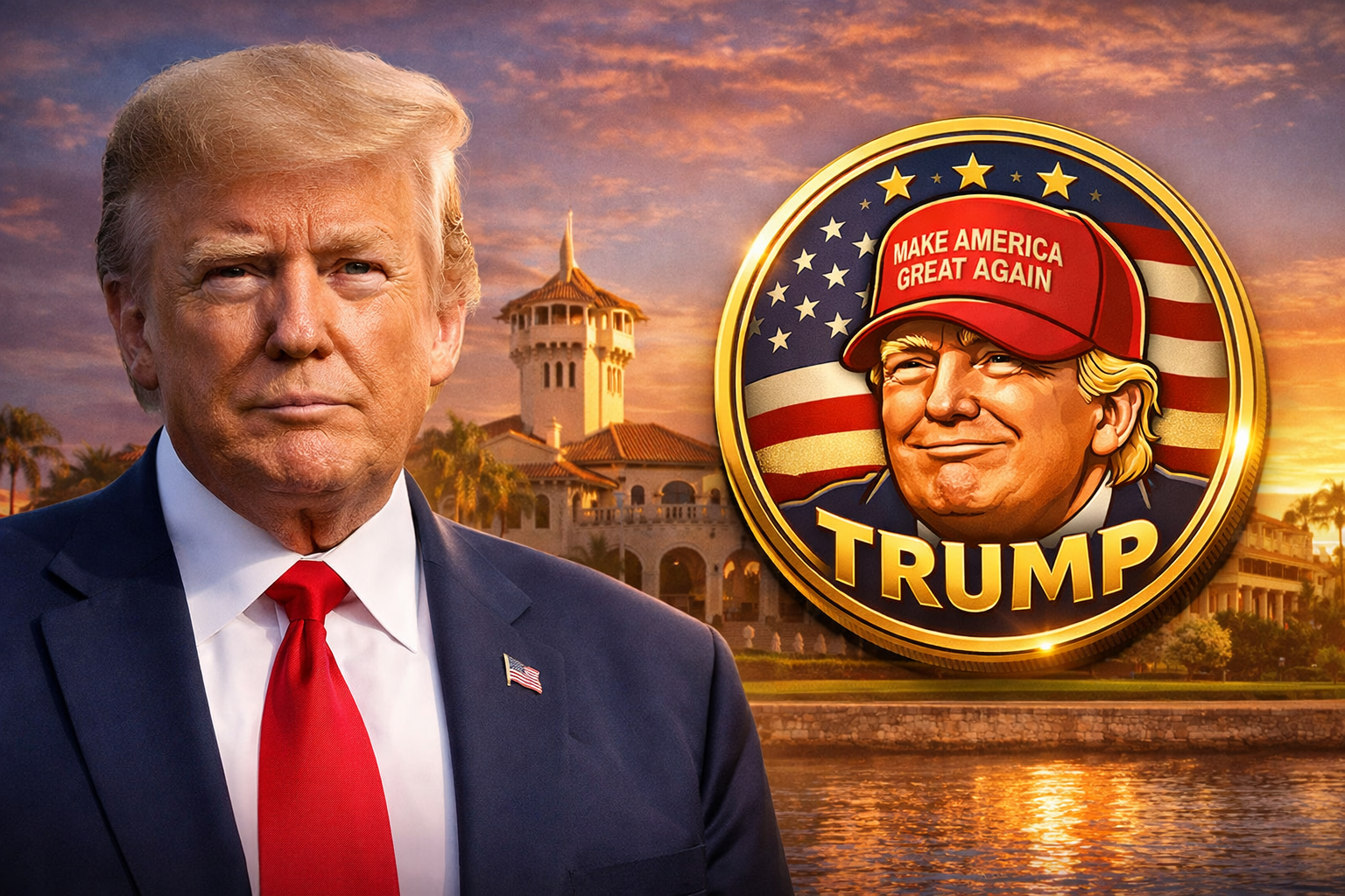 Trump Coin Down 96% From ATH: Mar‑a‑Lago Gala Targets Top Whales