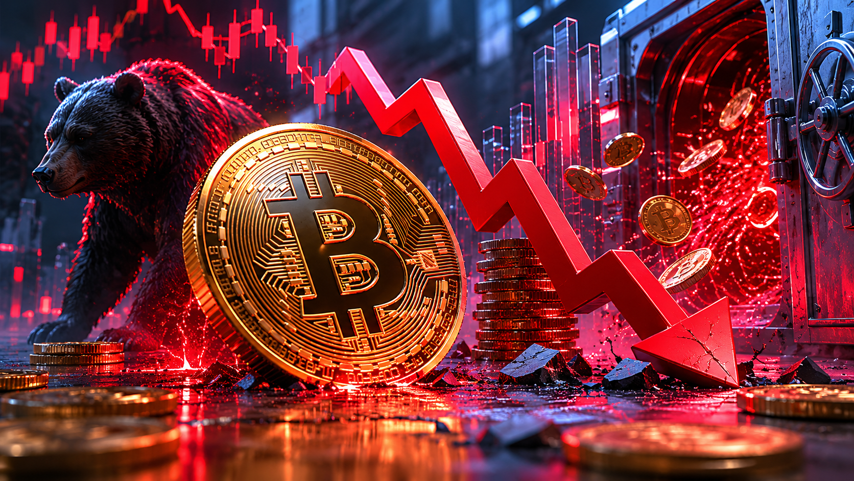 Bitcoin Falls Into ‘High-Risk Zone’ Amid Heavy ETF Outflows: Swissblock