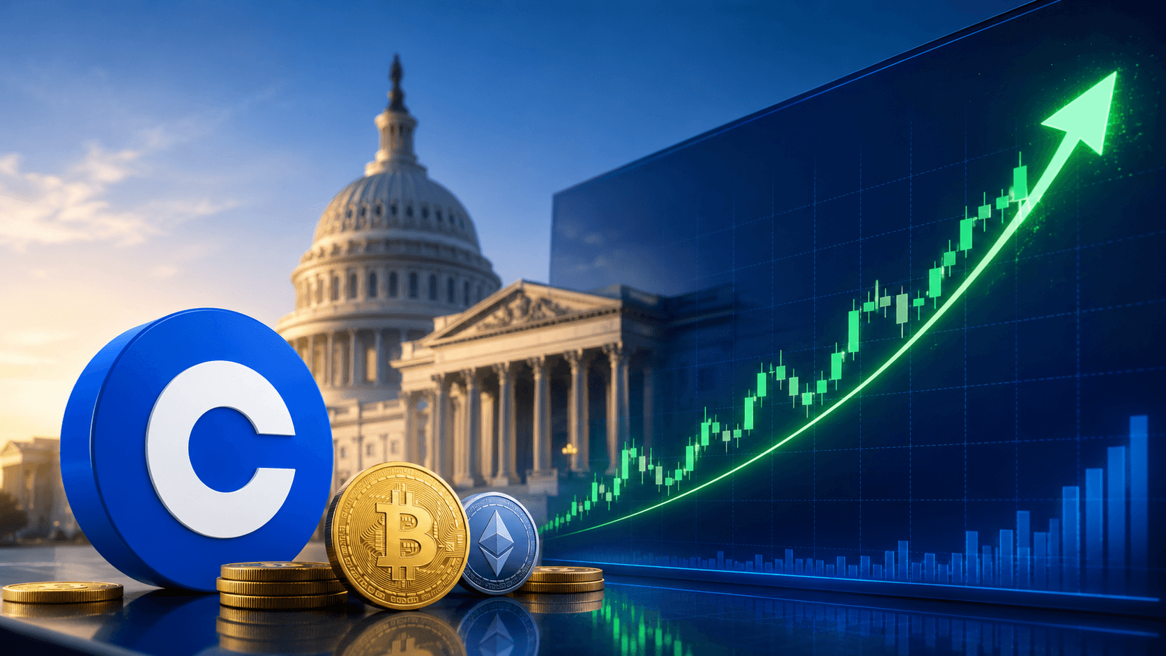 Coinbase Stock Could Surge if the Clarity Act Becomes Law