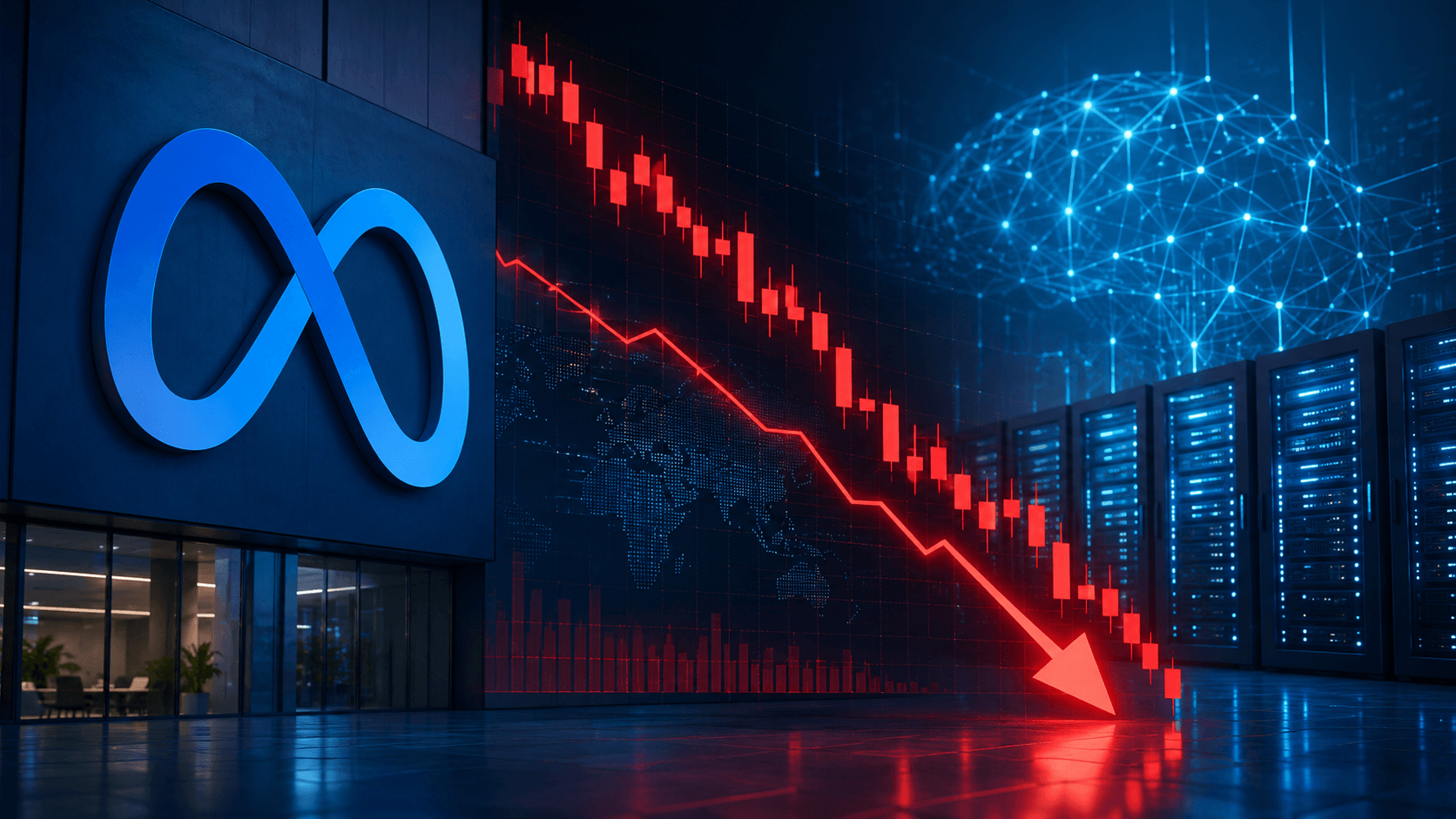 Meta Stock Crashes 9% After Earnings as AI Spending Overshadows Revenue Growth